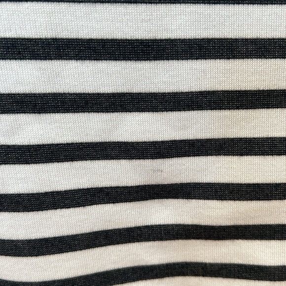 Zara Striped Mini Dress Size Small BodyCon BoatNeck Chic Nautical - Picture 5 of 11